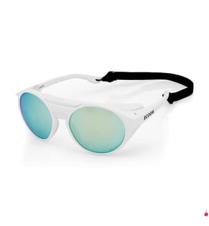 Mc Kinley Skisonnenbrille - Mattweiss Mit Blauer Revo Linse