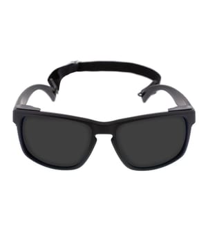 Lhotse Ski-Sonnenbrille - Schwarzes Gestell und Rauchfarbene Linse