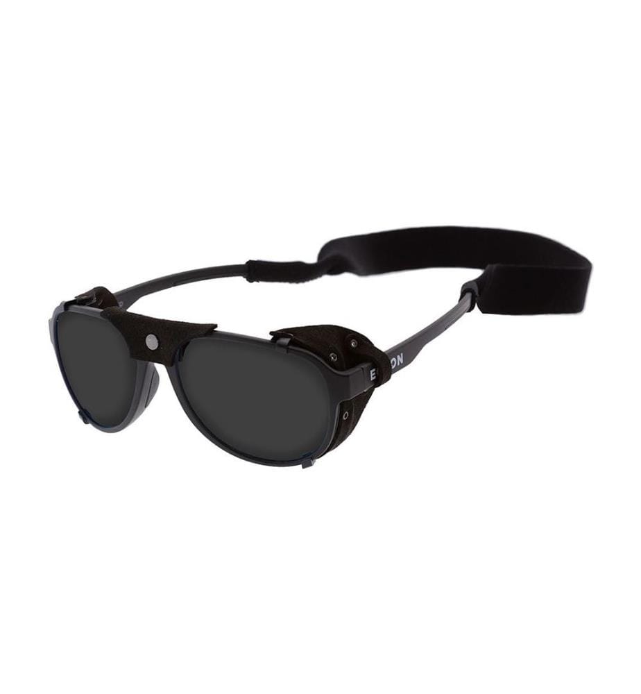Makalu Ski Sunglasses - Black Frame and Smoke Lens