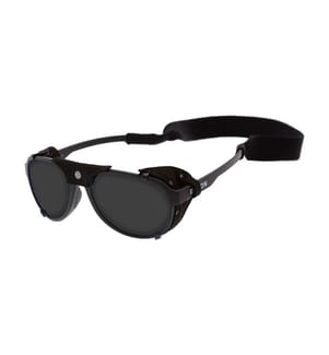 Makalu Ski-Sonnenbrille - Schwarzes Gestell und Rauchfarbene Linse