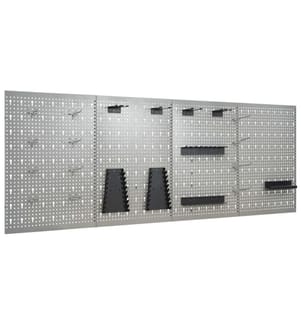 Werkzeugwand 4 Stk. 40×58 cm Stahl