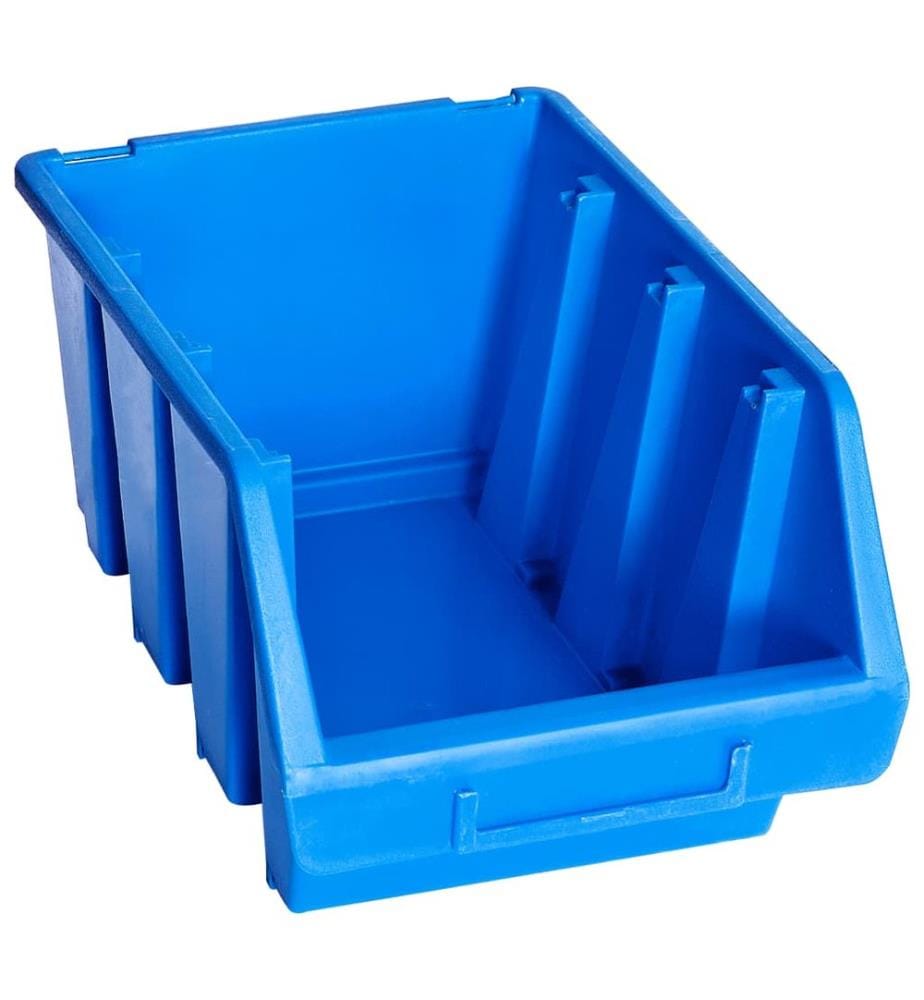 Stapelboxen 20 Stk. Blau Kunststoff
