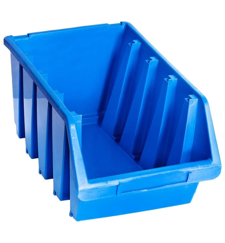 Stapelboxen 14 Stk. Blau Kunststoff