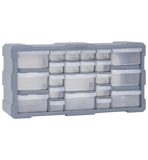 Multi-Schubladen-Organizer mit 22 Schubladen 49x16x25,5 cm