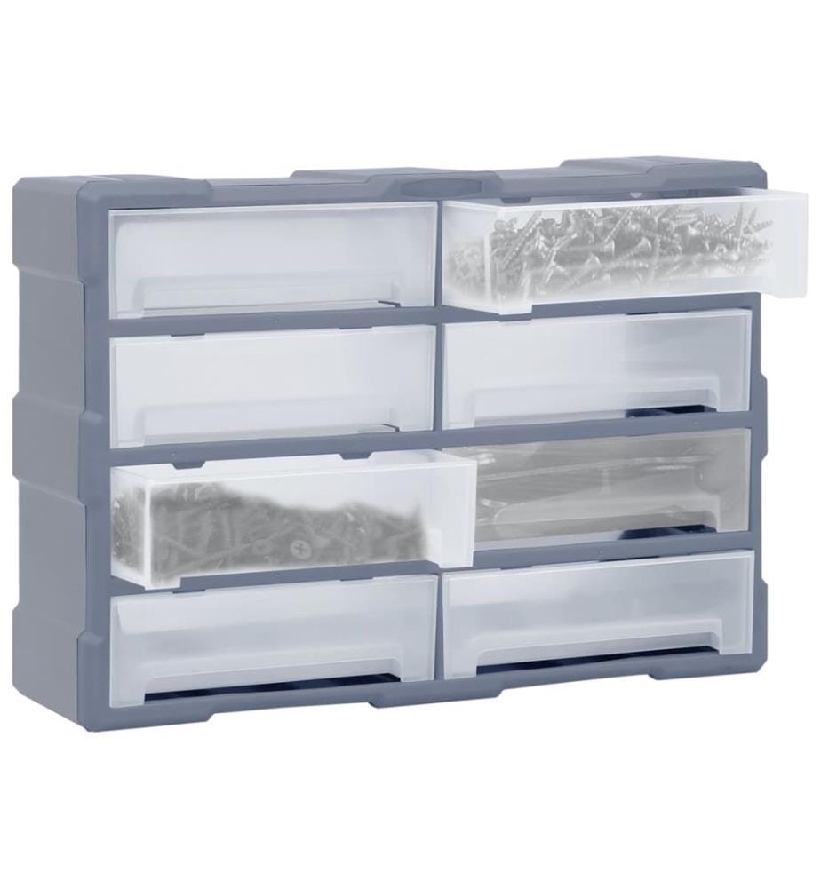 Organisateur multi-tiroirs avec 8 grands tiroirs 52x16x37 cm