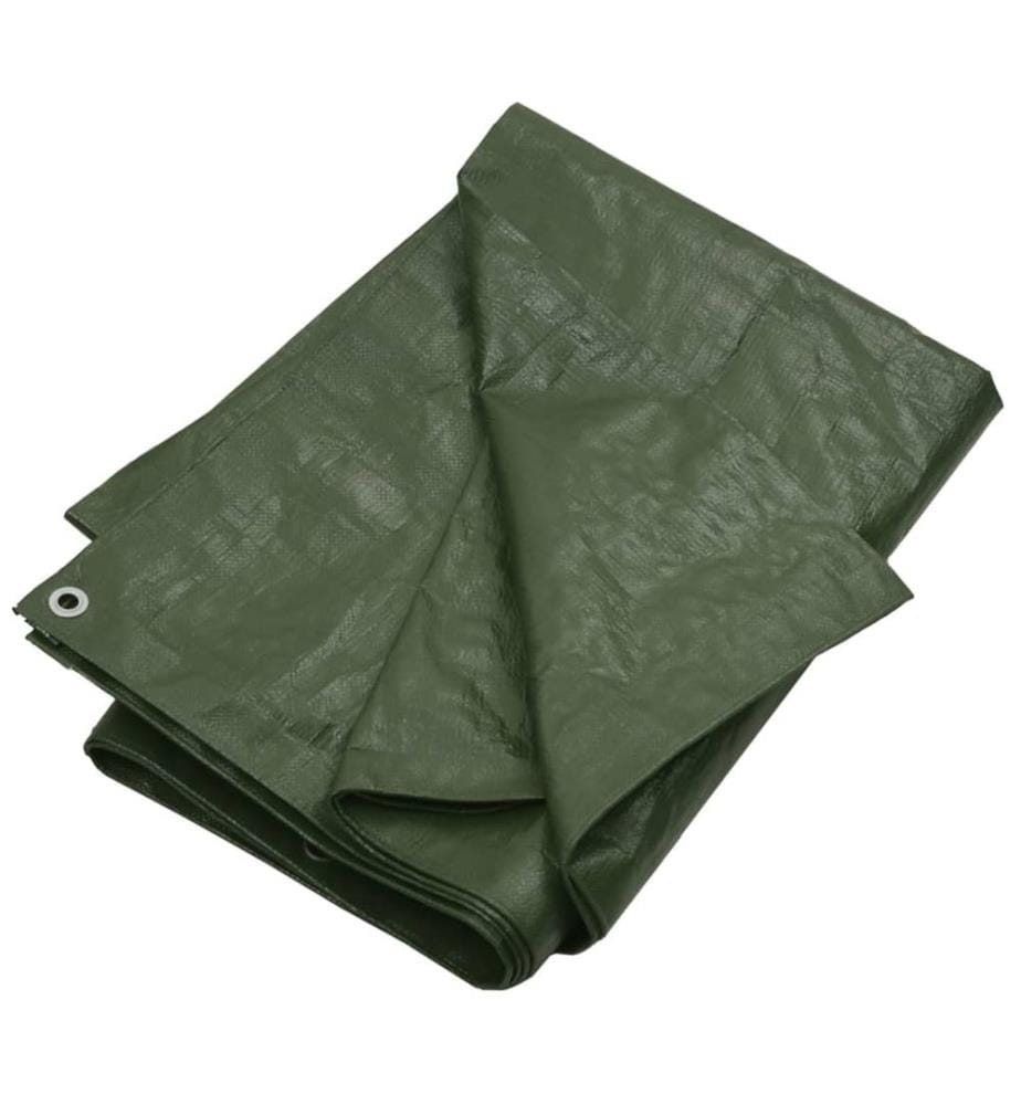 Bâche 180 g/m² 6x12 m Vert PEHD