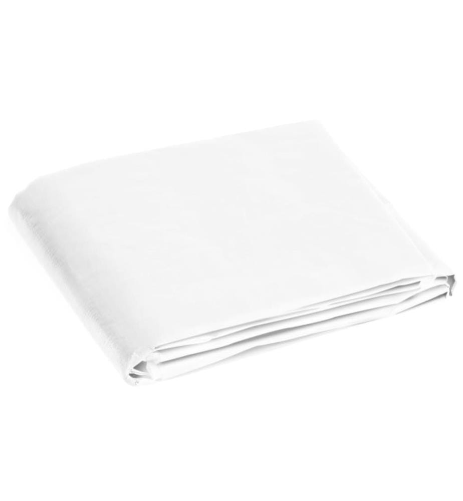 Bâche 180 g/m² 2x3 m Blanc PEHD