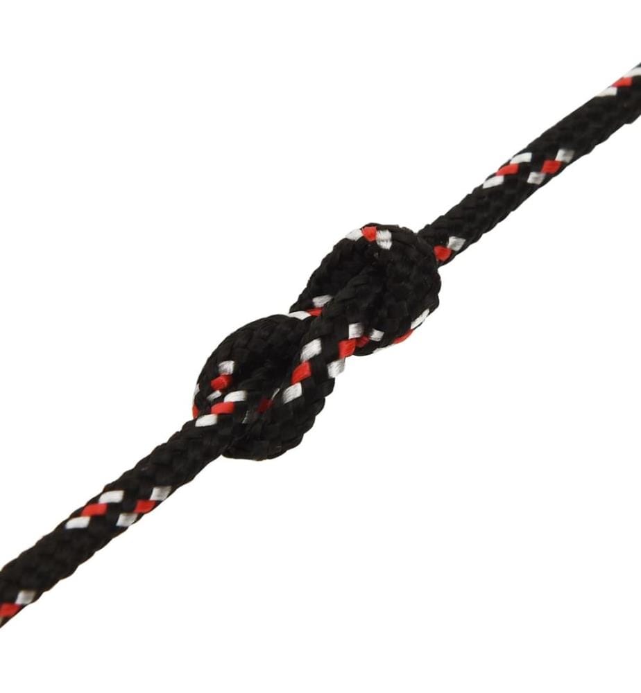 Bootsseil Schwarz 5 mm 100 m Polypropylen