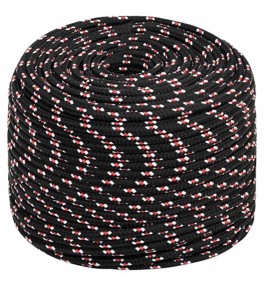 Bootsseil Schwarz 10 mm 500 m Polypropylen