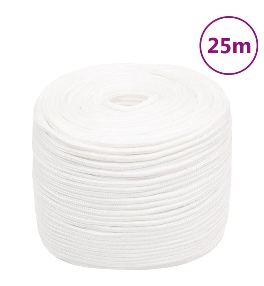 Bootsseil Weiss 8 mm 25 m Polypropylen