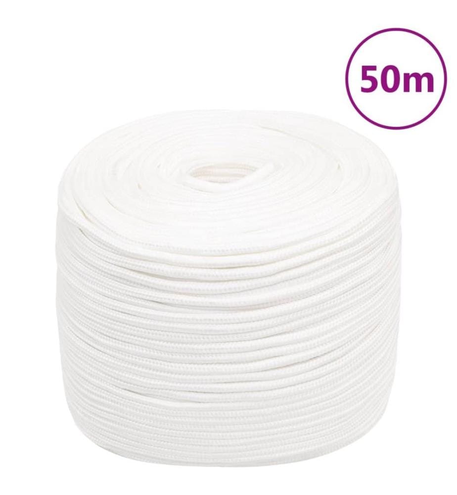 Bootsseil Weiss 8 mm 50 m Polypropylen