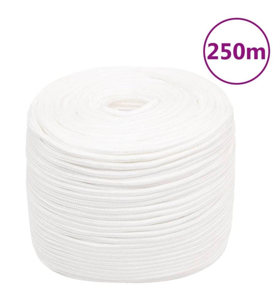 Bootsseil Weiss 10 mm 250 m Polypropylen