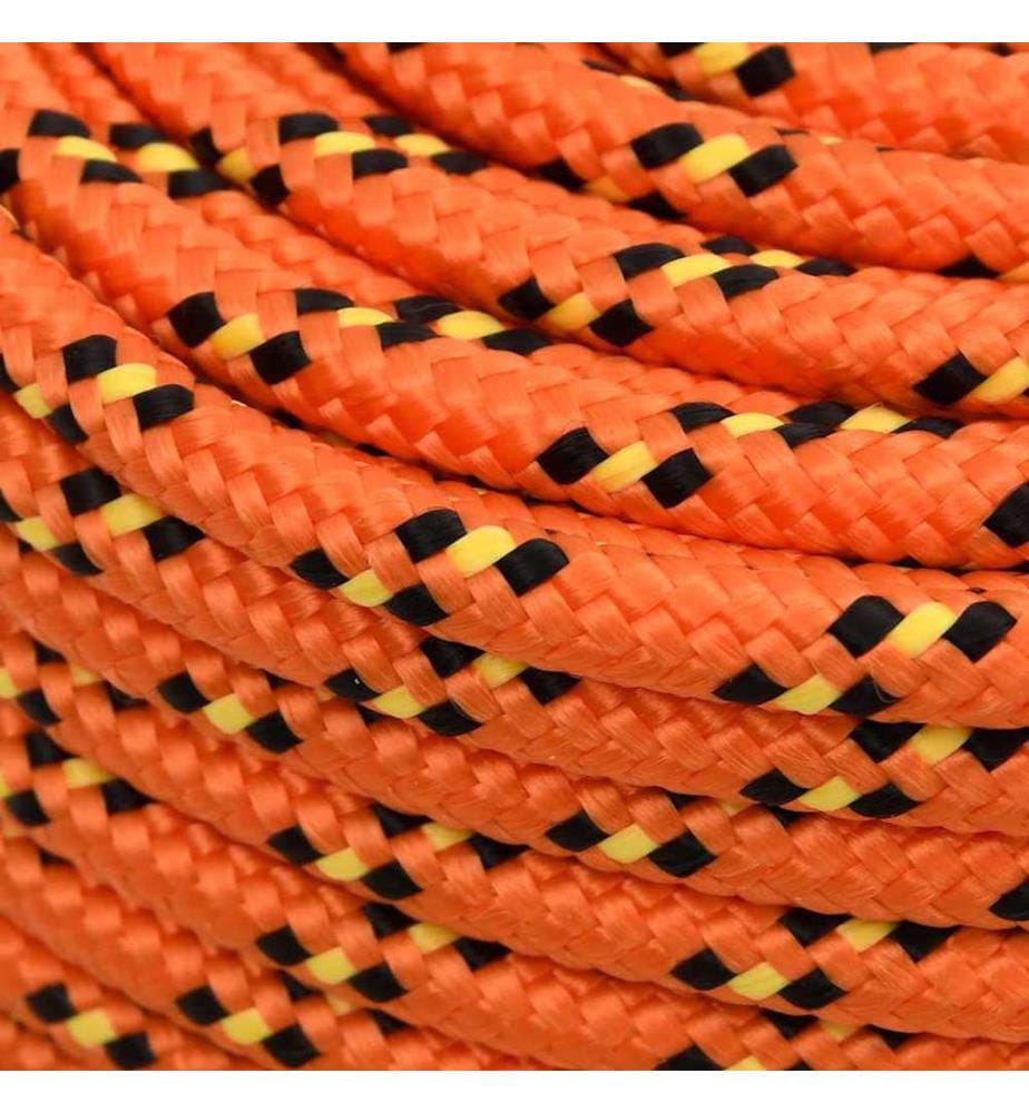 Bootsseil Orange 10 mm 100 m Polypropylen