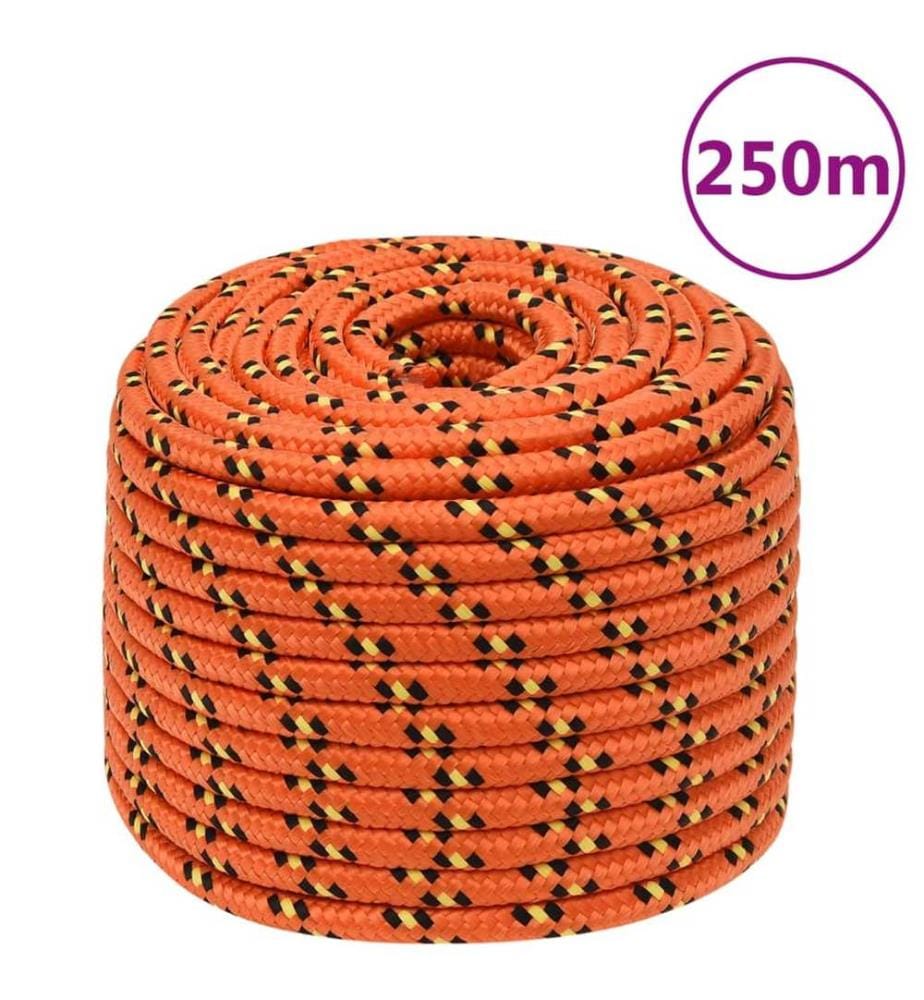 Bootsseil Orange 12 mm 250 m Polypropylen