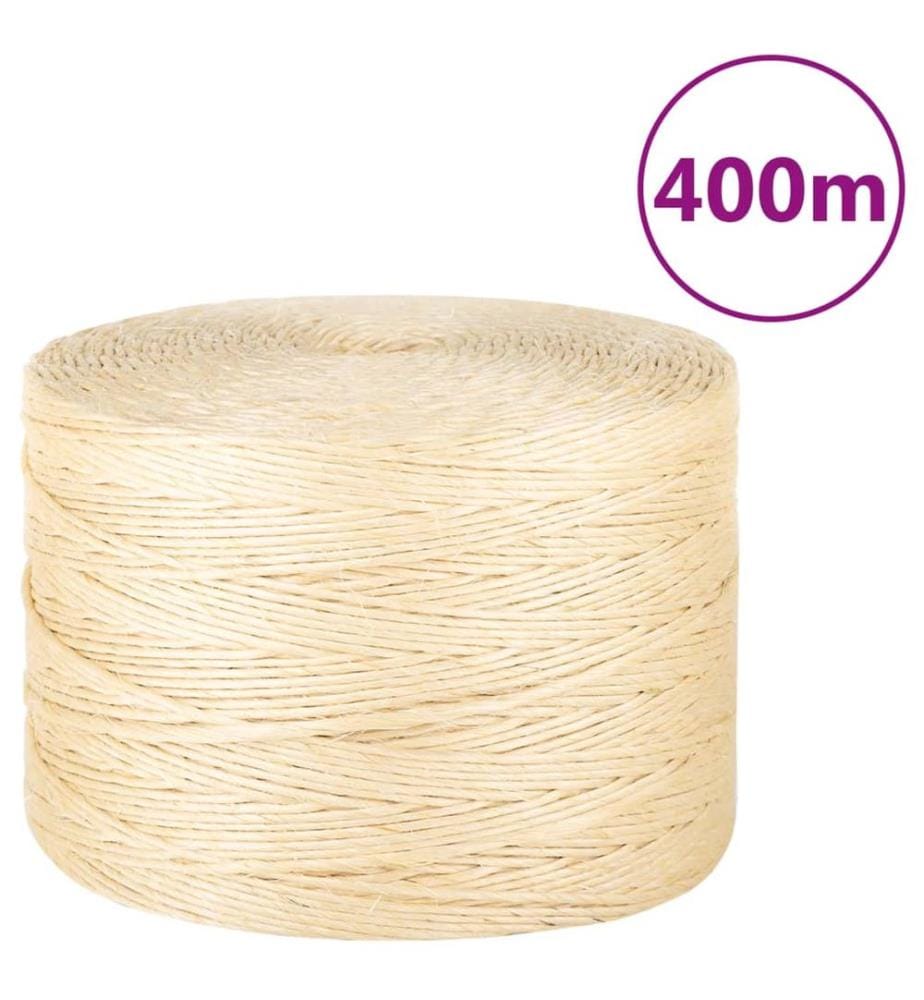 Corde 100 % sisal 3 mm 400 m