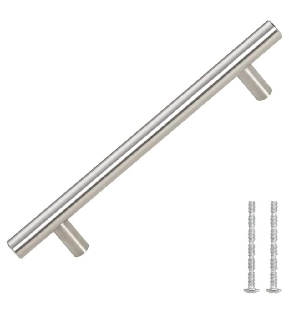 Möbelgriffe 10 Stk. Silbern 128 mm Edelstahl