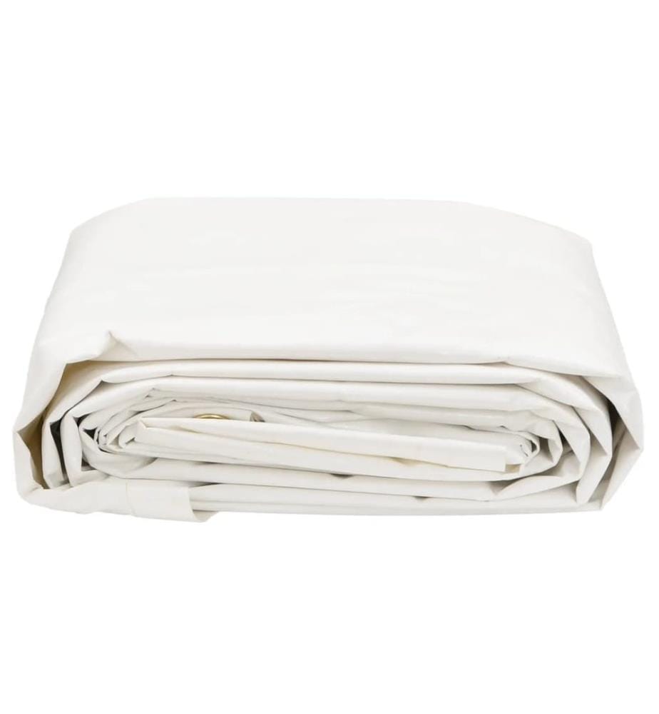 Bâche blanc 1x2,5 m 650 g/m²