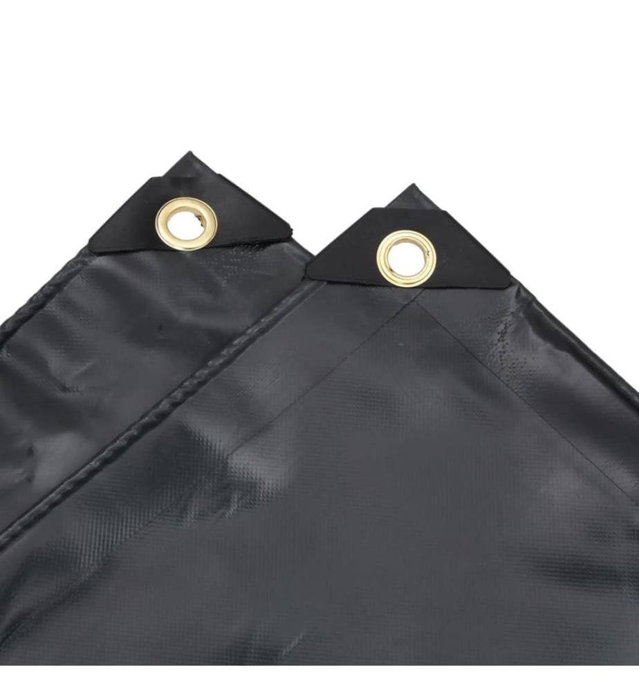 Bâche anthracite 3x5 m 650 g/m²