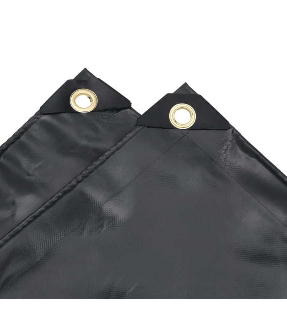 Bâche anthracite 1,5x2 m 650 g/m²