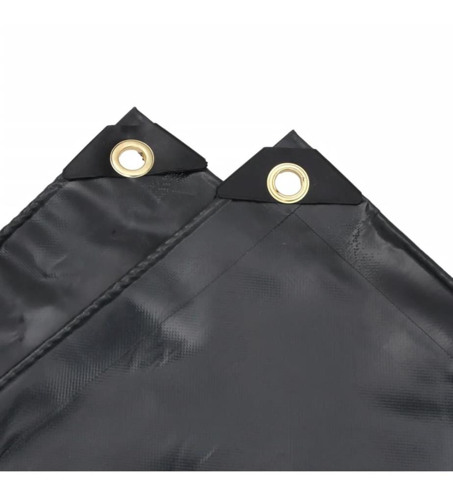 Bâche anthracite 1,5x2,5 m 650 g/m²