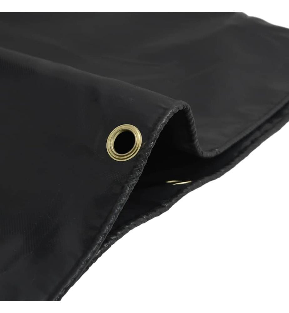 Bâche anthracite 2,5x4,5 m 650 g/m²