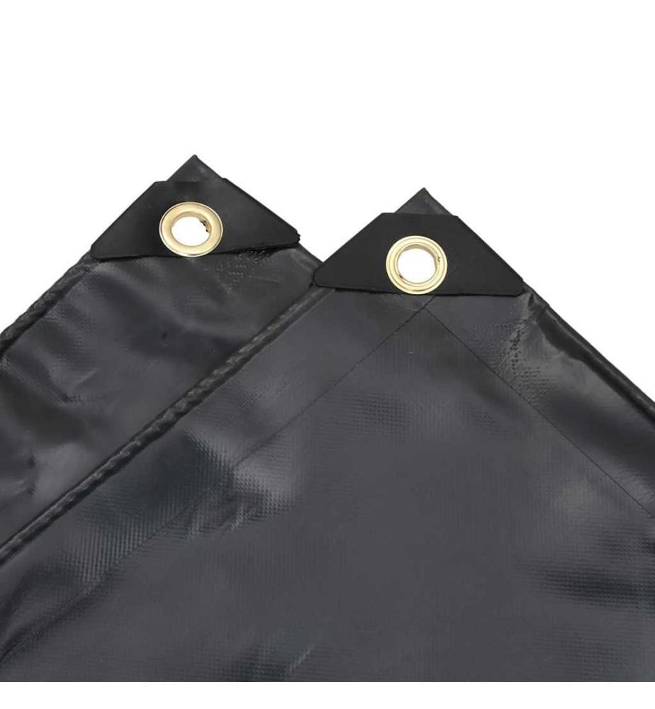 Bâche anthracite 5x8 m 650 g/m²