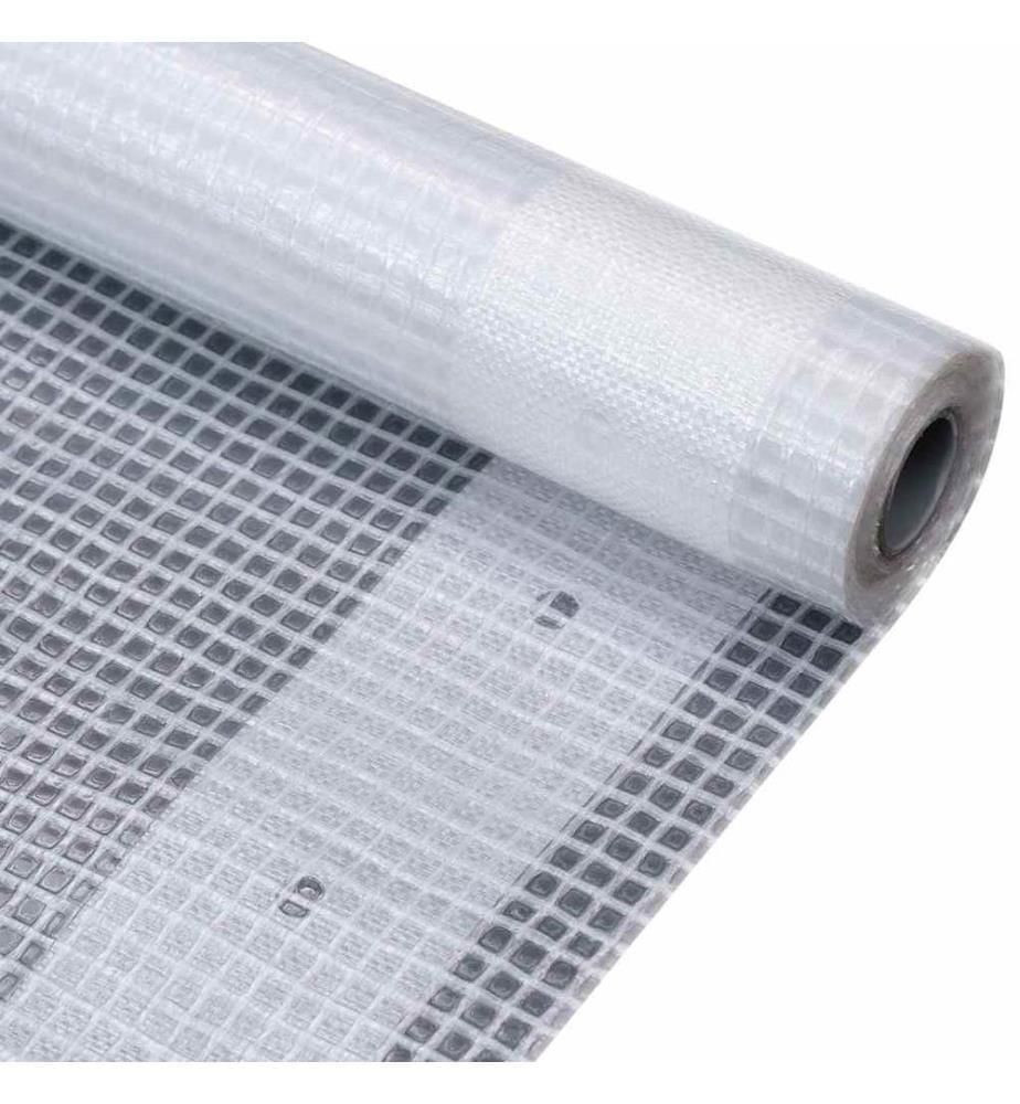 Gitter-Abdeckplanen 2 Stk. 260 g/m² 4x10 m Weiss