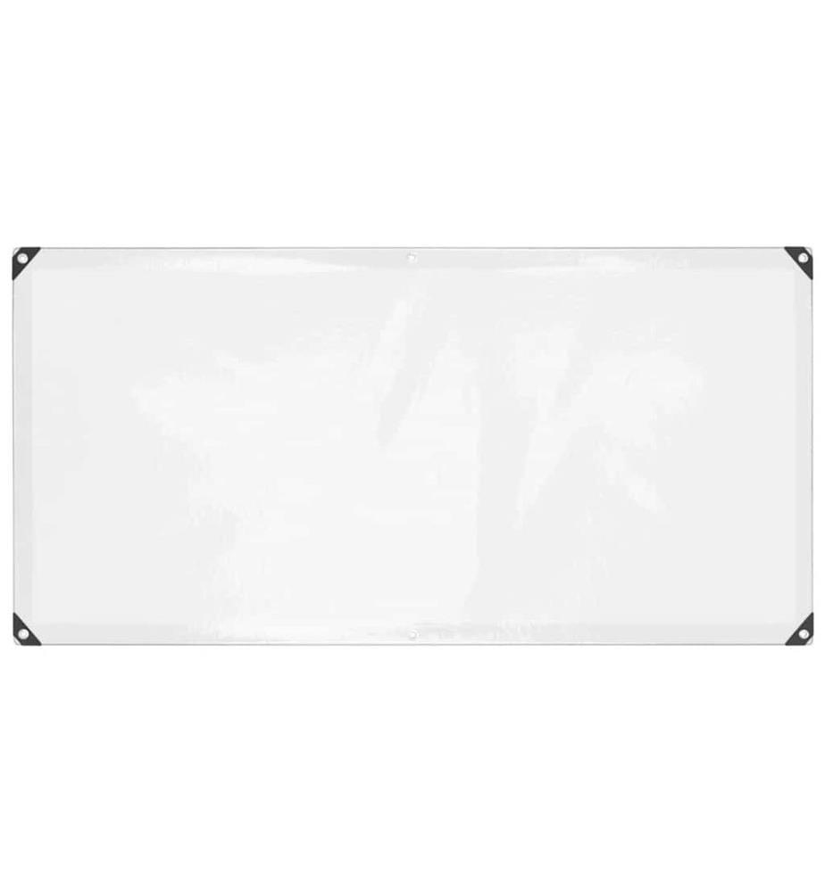 Bâche transparente avec oeillets 1x2 m polyéthylène