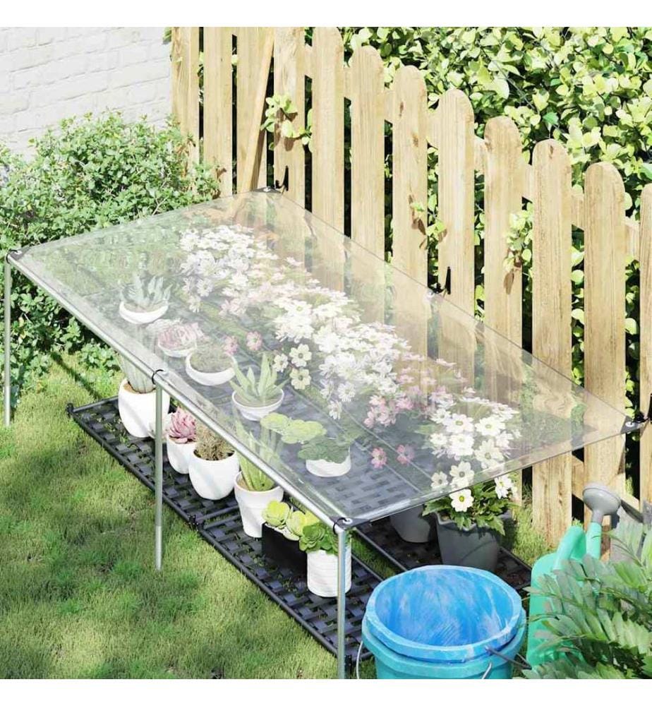 Bâche transparente avec oeillets 1x2 m polyéthylène