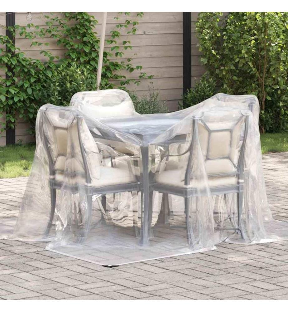 Bâche transparente avec oeillets 2x3 m polyéthylène