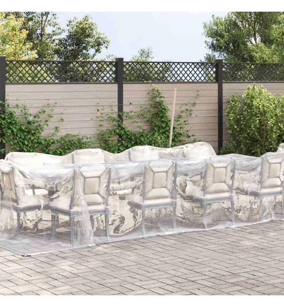 Bâche transparente avec oeillets 3x6 m polyéthylène