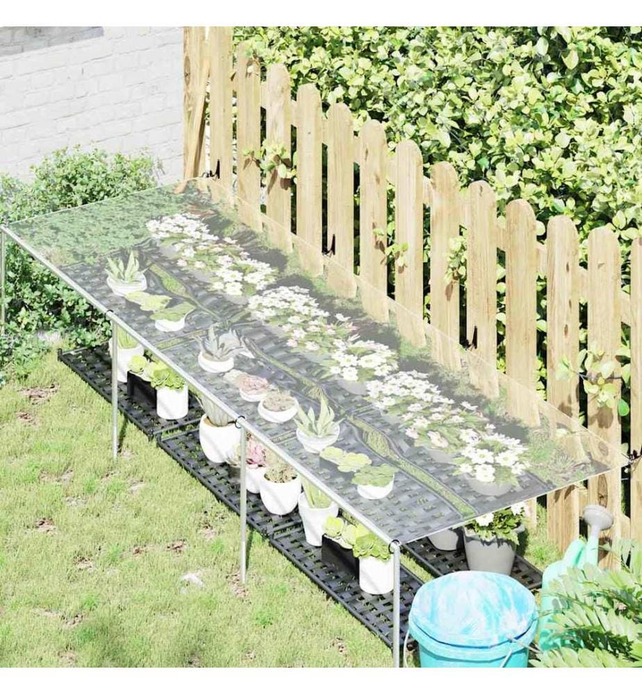 Bâche transparente avec oeillets 1x3 m PVC