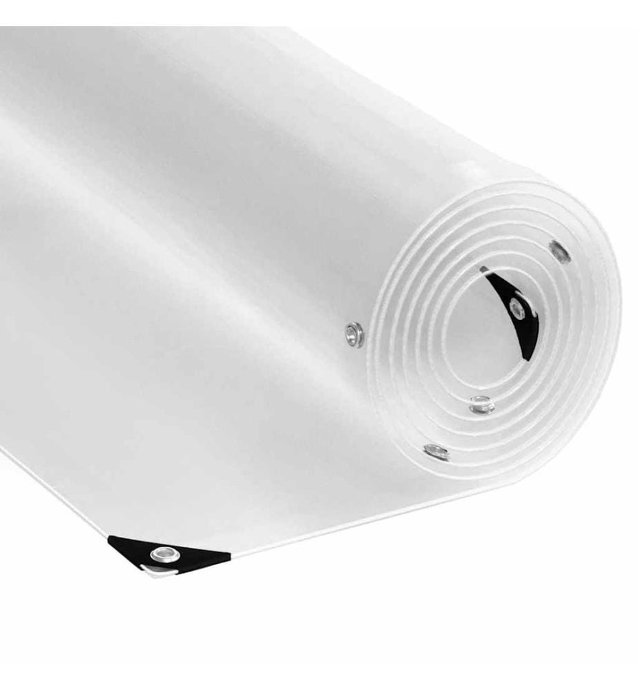 Bâche transparente avec oeillets 6x8 m PVC
