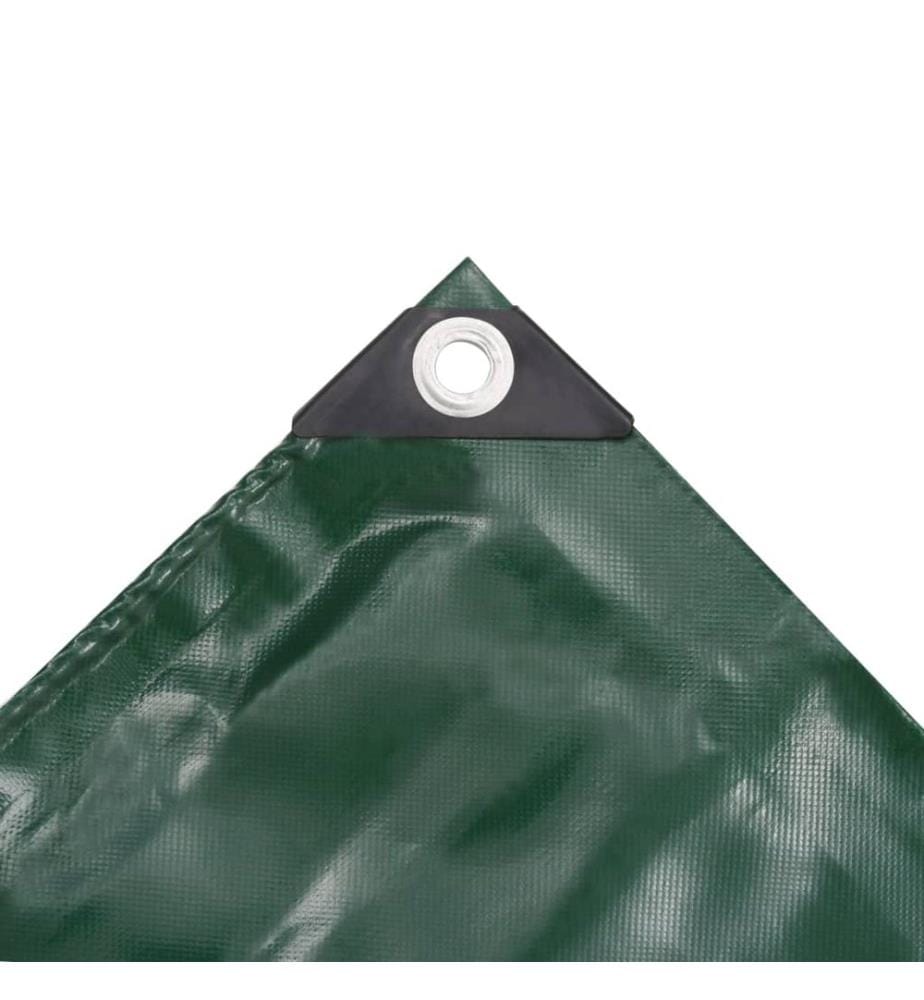 Bâche 650 g / m² 3 x 5 m Vert