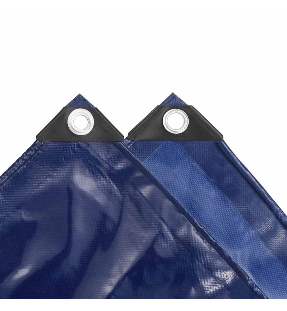 Abdeckplane 650 g/m² 4x5 m Blau
