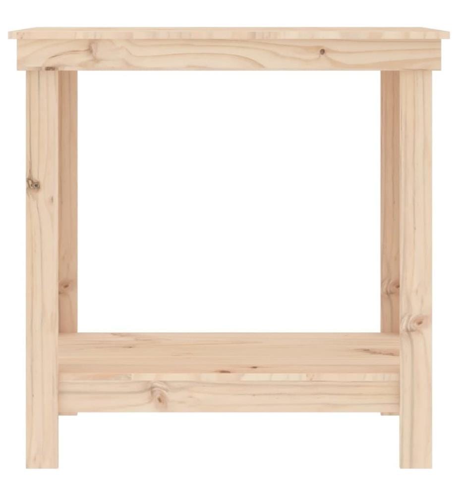 Banc de travail 80x50x80 cm Bois de pin massif