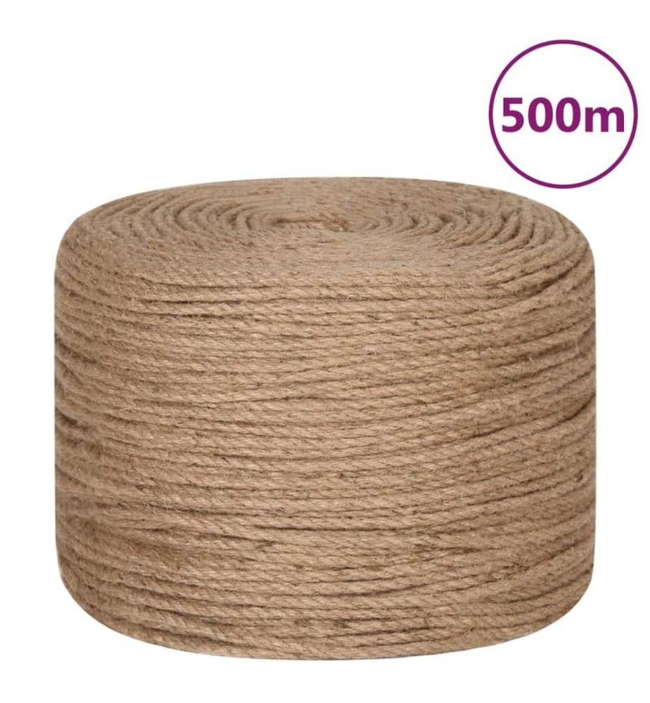 Corde 100 % jute 8 mm 500 m