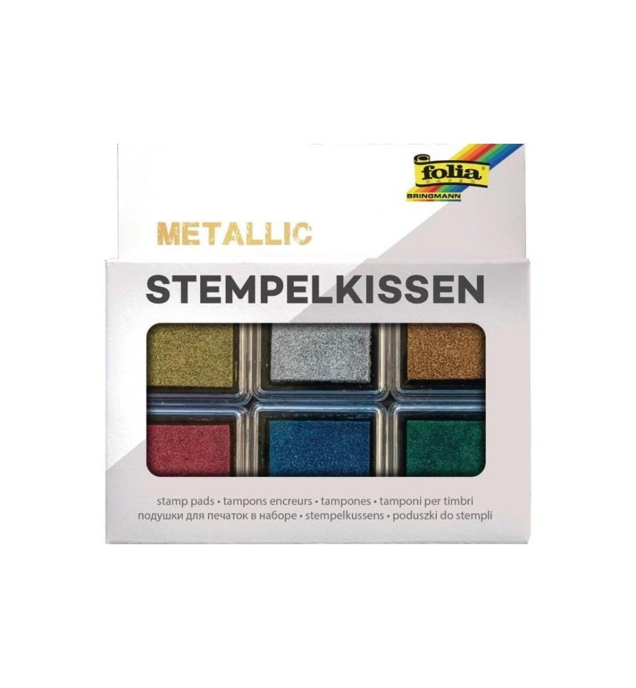 FOLIA - Tampon encreur Metallic Multicolore