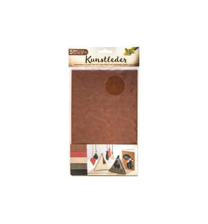 FOLIA - Kunstleder 17 x 27 cm 5 Blatt
