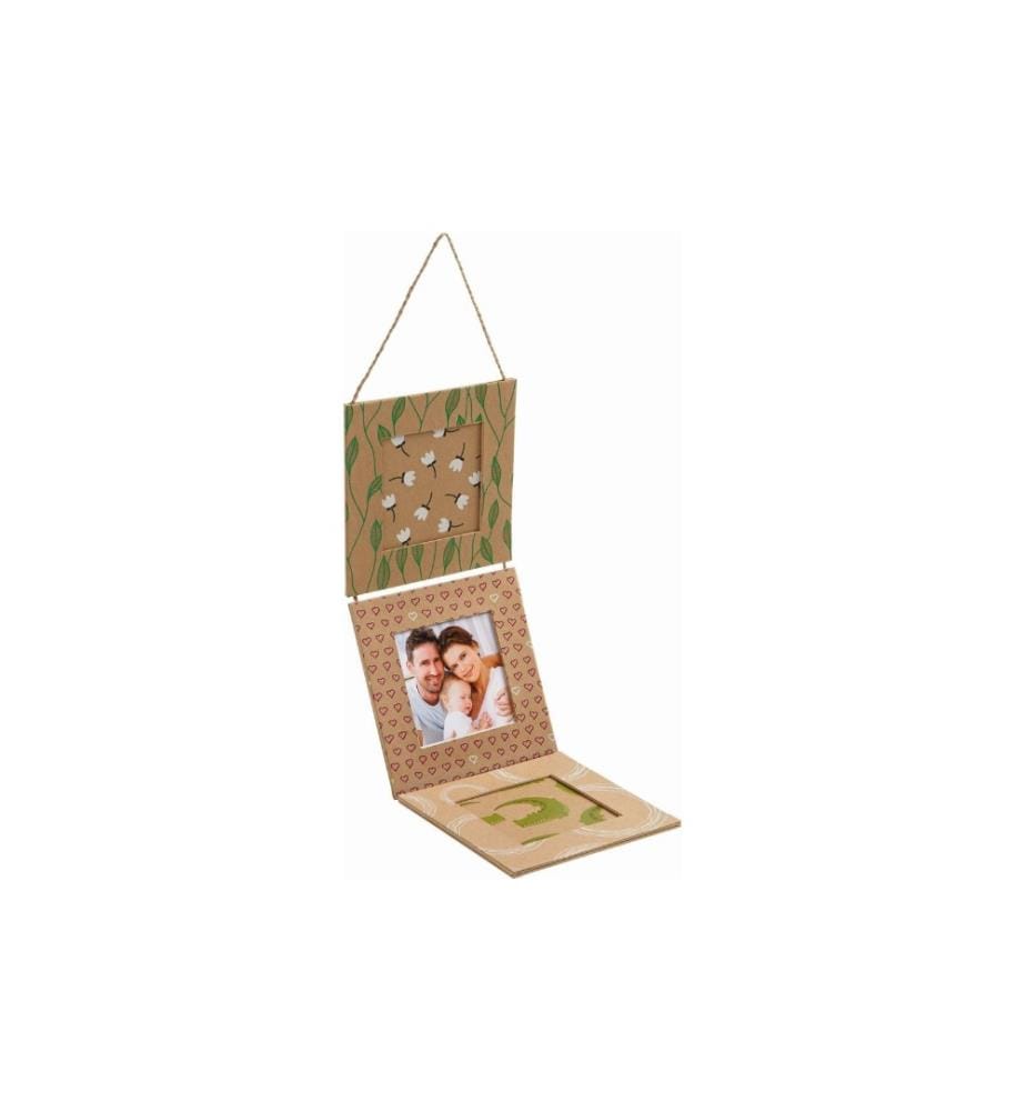 FOLIA - Kraftpapier Motivblock, A4, 20 Blatt Braun