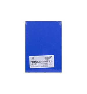 FOLIA - Papier cartonné A4, 300 g/m², 50 feuilles, ultramarine