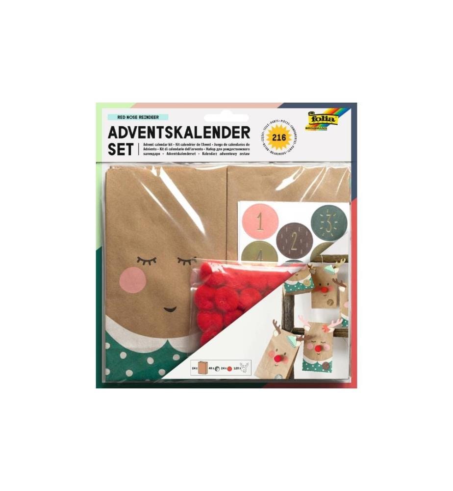 FOLIA - Adventskalender Red Nose Reindeer