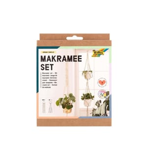 FOLIA - Bastelset Makramee Urban Jungle 7-teilig