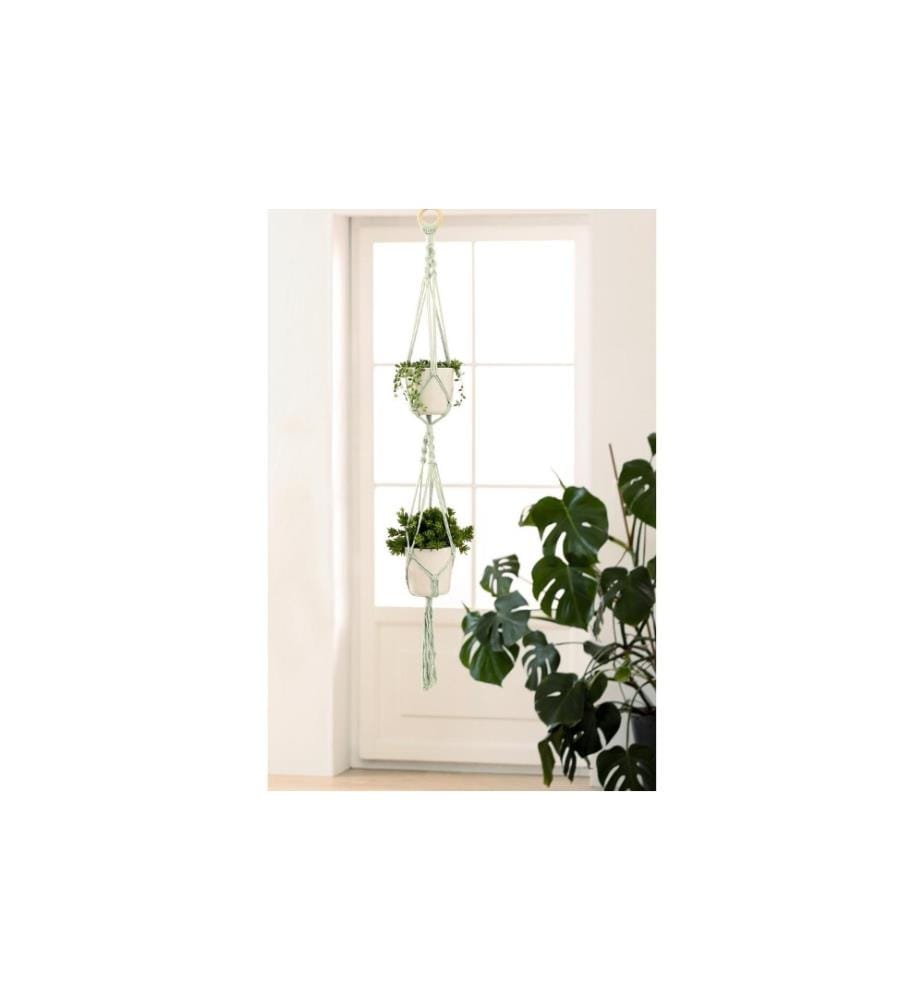 FOLIA - Bastelset Makramee Urban Jungle 7-teilig