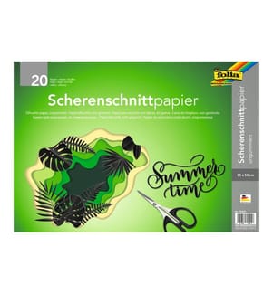FOLIA - Papier-Set 35 x 50 cm, Schwarz