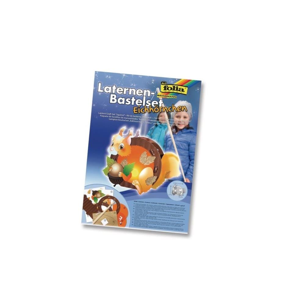 FOLIA - Laternen-Bastelset Eichhörnchen
