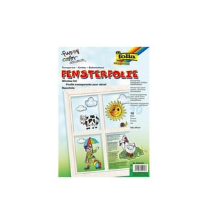 FOLIA - Folie 23 x 33 cm Fenster, farblos, selbsthaftend