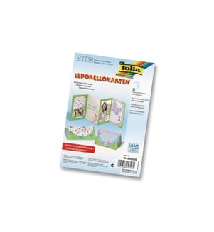 FOLIA - Leporello-Karten 300g/m2 Grün