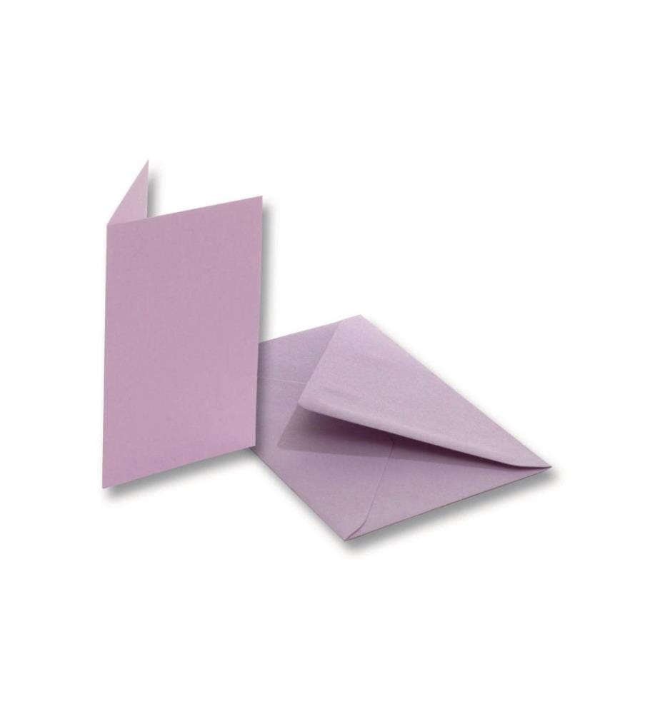 FOLIA - Carte vierge 220 g/m² rectangulaire violet