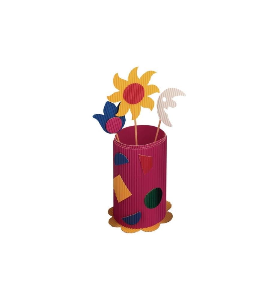FOLIA - Wellpapier 10-farbig sortiert